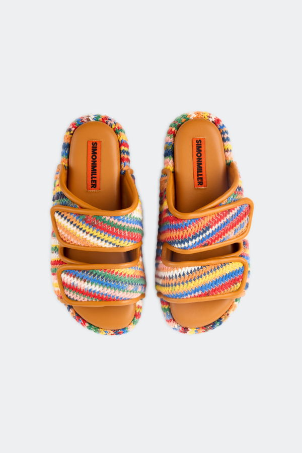 Simon Miller Cro Slide Sandals - Space Dye Multi