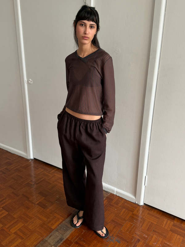 Deiji Studios Linen Ease Trouser Deiji Studios Linen Ease Trouser