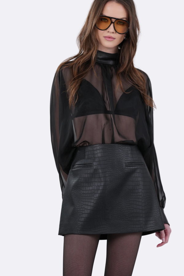 Nonchalant Label Agatha Blouse - Black