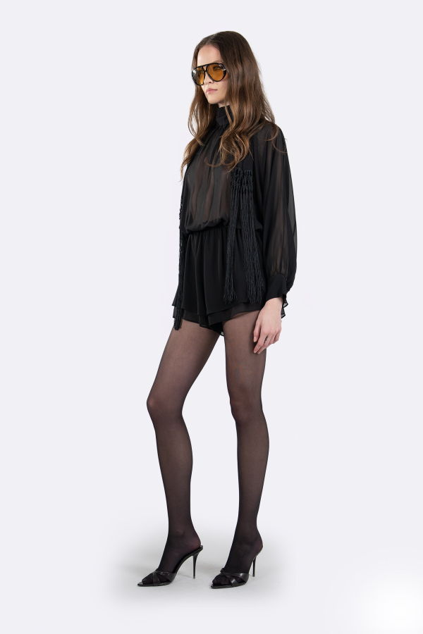 Nonchalant Label Carla Romper - Black