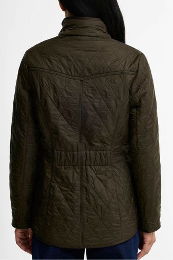Barbour US Cavalry Polarquilt Jacket - Dark Olive/Olive