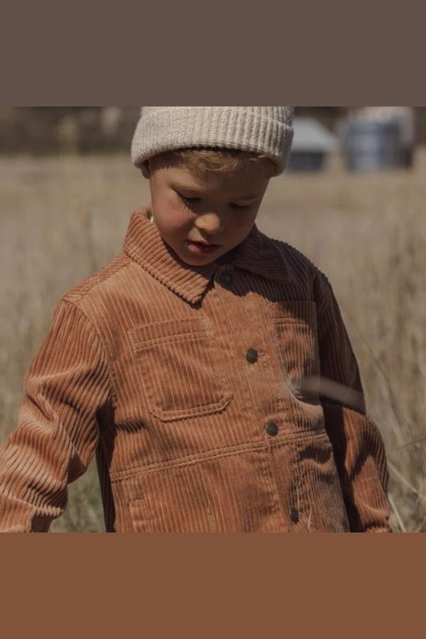 KIDS Rylee + Cru Chore Coat - Fawn