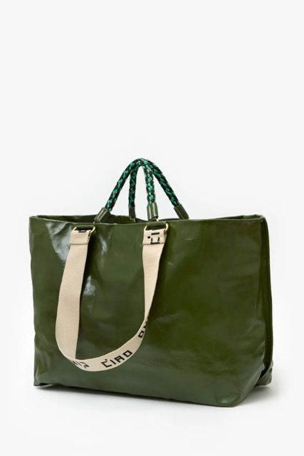 Clare V. Grande Bateau Tote - Army