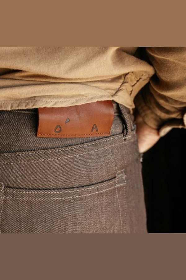 Hiroshi Kato Hammer Straight Jean 10.5oz - Brown Raw