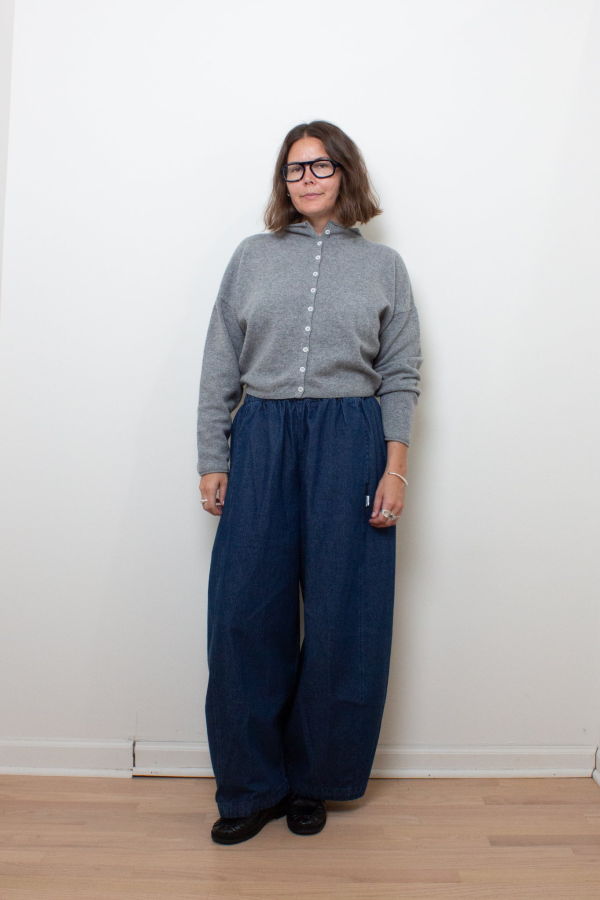 James Street Co. Wool Peri Shrunken Cardigan