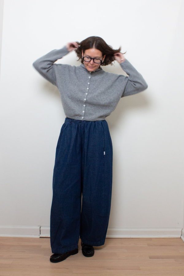 James Street Co. Wool Peri Shrunken Cardigan