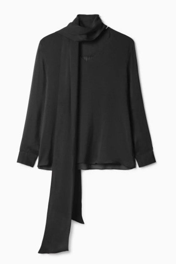 House of Dagmar Chiffon Scarf Blouse