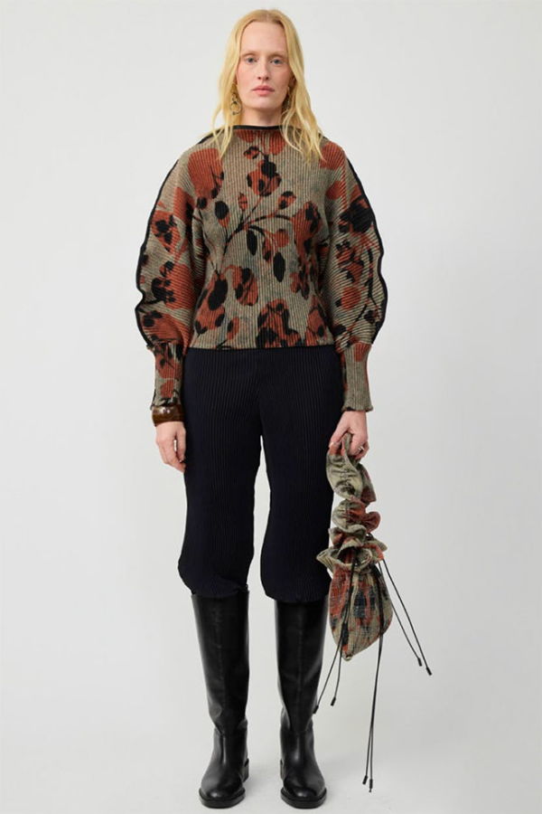 Julia Heuer Radok Top Ingrid Print