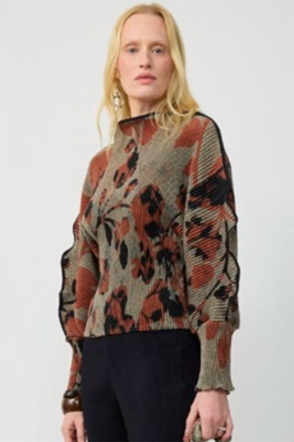 Julia Heuer Radok Top Ingrid Print