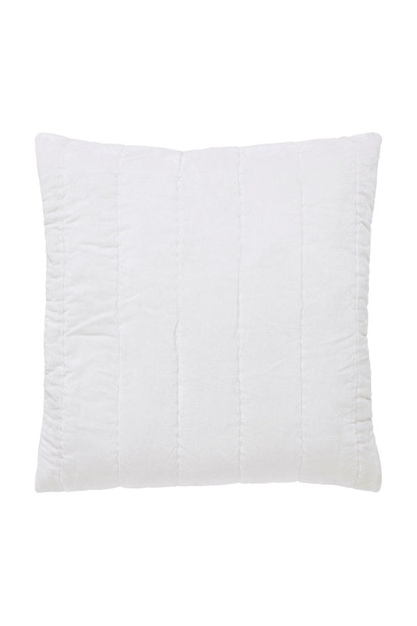Orchids Lux Home Gatsby Channel Velvet Quilt Sham