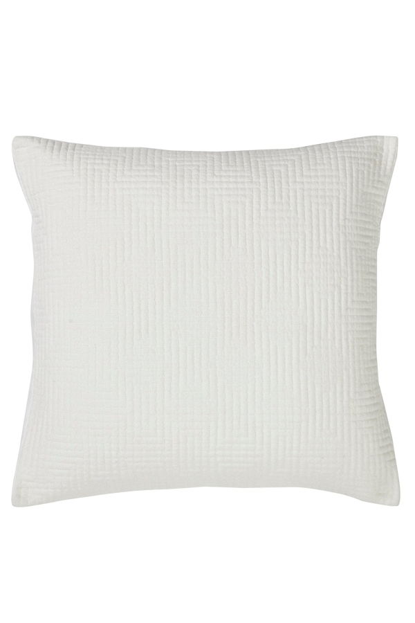 Orchids Lux Home Maze Geometric Linen Coverlet Sham