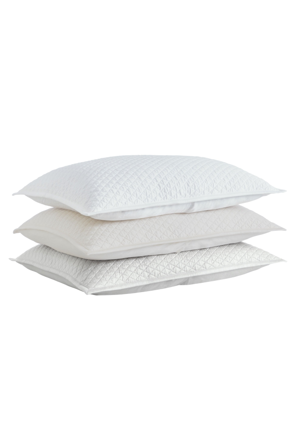 Orchids Lux Home Merida Lyocell Diamond Quilted Coverlet Sham