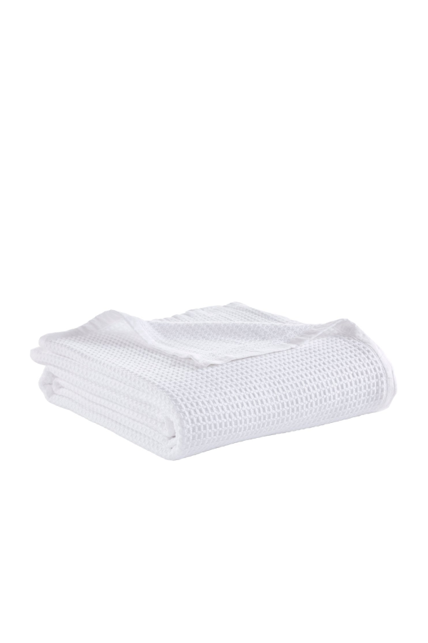 Orchids Lux Home Newport Woven Cotton Blanket