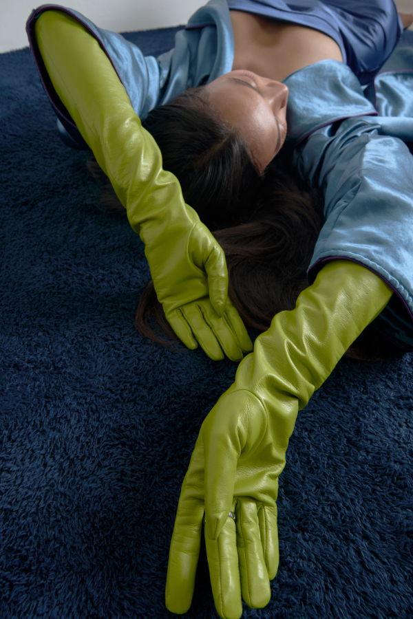 MARGARET Leather Opera Gloves