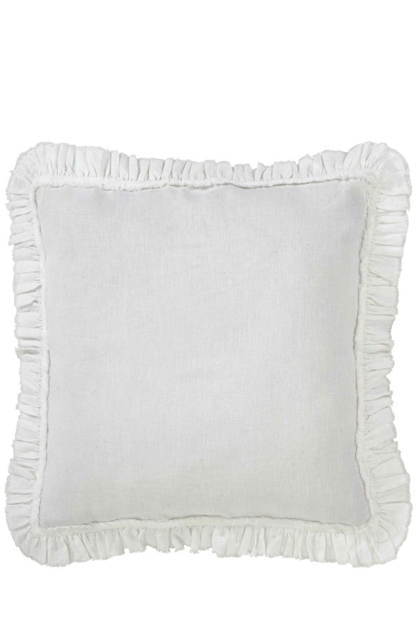 Orchids Lux Home Ruffle European Linen Duvet Sham
