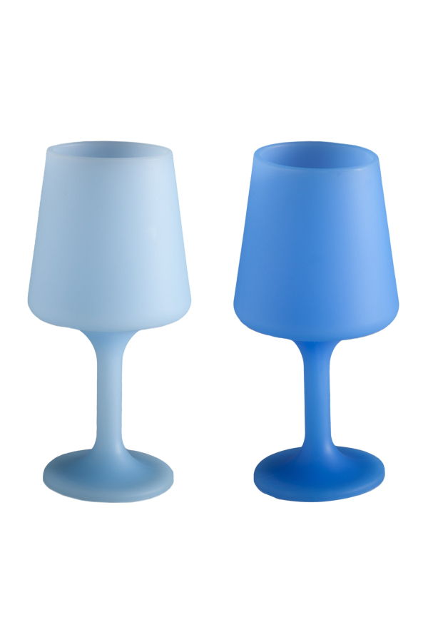 Porter Green Swepp Silicone Unbreakable Wine Glasses