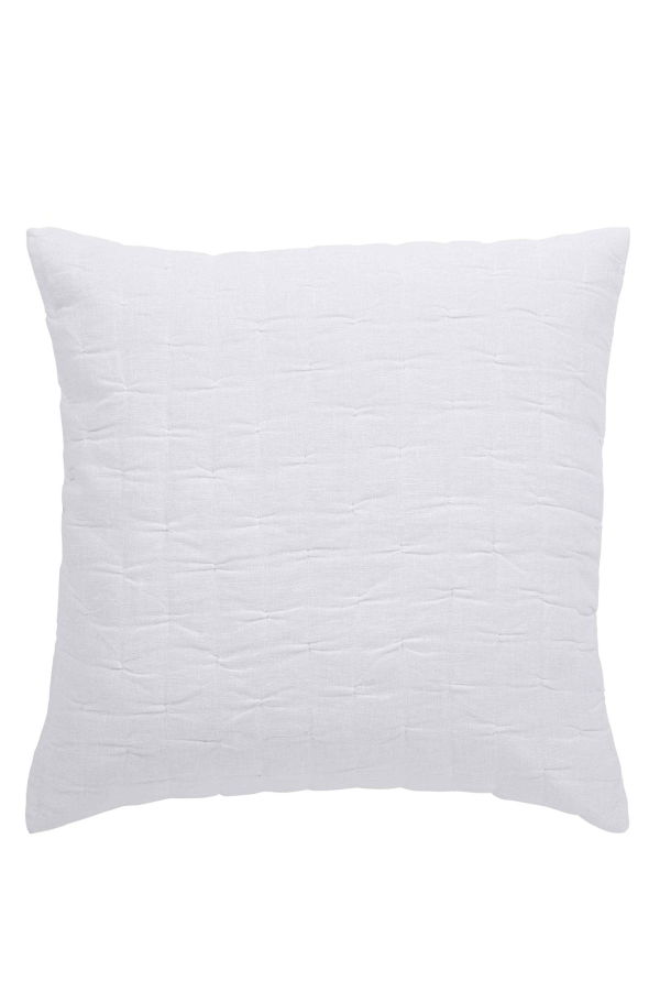 Orchids Lux Home Sophie Hand Pinched Linen Quilt Sham