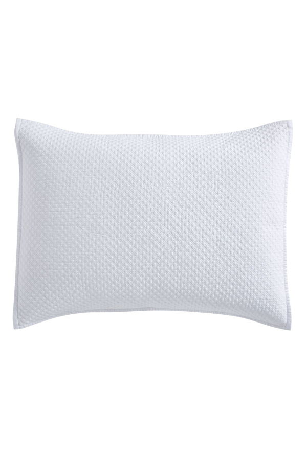 Orchids Lux Home Velentina Diamond Quilted Sateen Coverlet Sham
