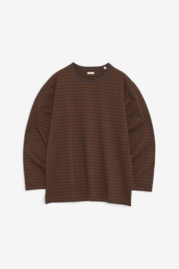 Nanamica Coolmax Stripe Jersey L/S Tee