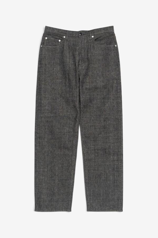 Nanamica Selvage Denim Straight Pants - Black