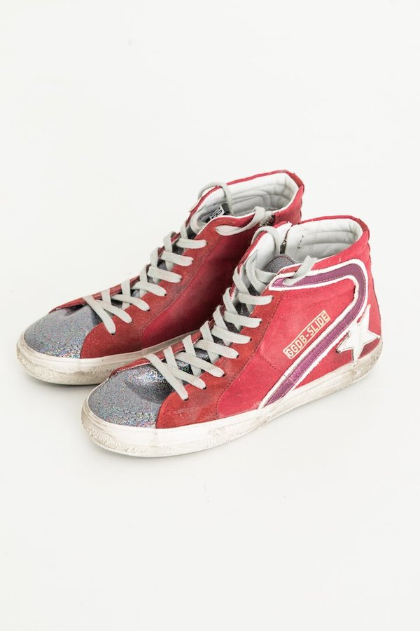 golden goose multi glitter