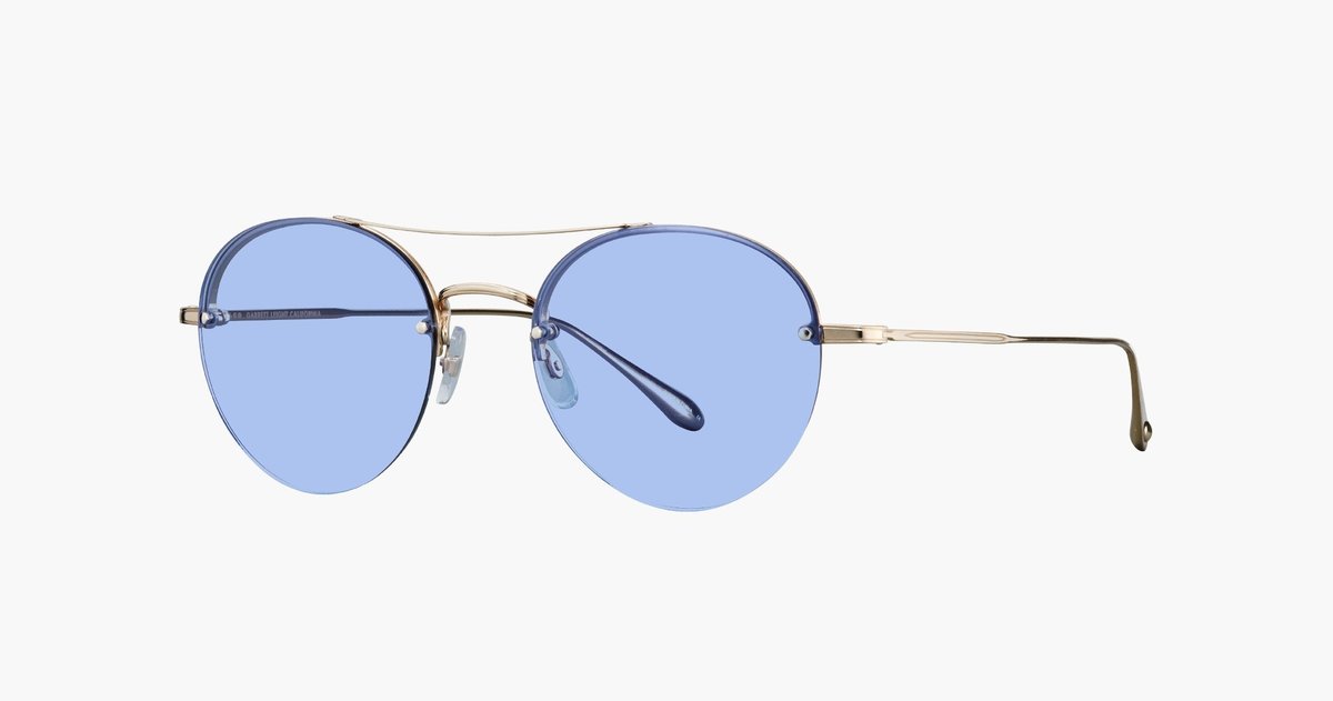 Garrett Leight Sunglasses Beaumont Sun Brushed Silver Designer Luxury $399 World Sunglasses – Garrett Leight main image 3