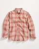 Billy Reid Bold Plaid Linen Wilson Shirt - Brick - Thumbnail 1