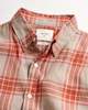 Billy Reid Bold Plaid Linen Wilson Shirt - Brick - Thumbnail 2