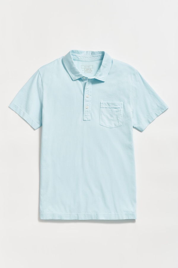 Billy Reid Pensacola Polo - Pale Blue