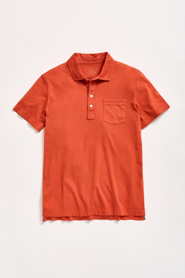Billy Reid Pensacola Polo - Brick