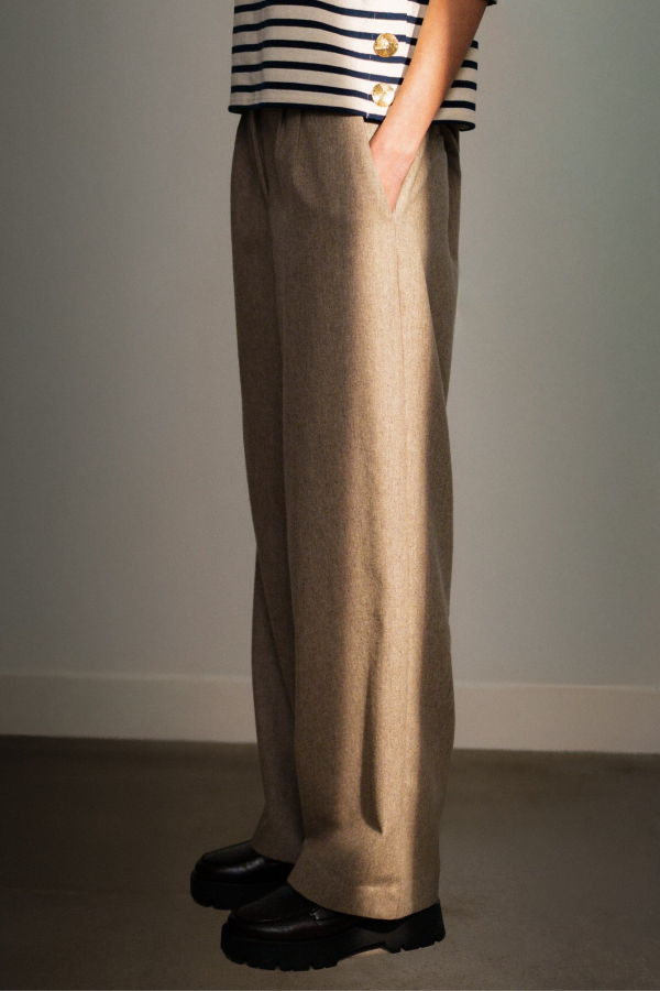 Saint James USA Barrel Pants - Dark Beige