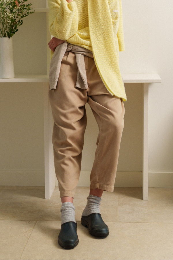 Saint James USA Barrel Pants - Dark Beige