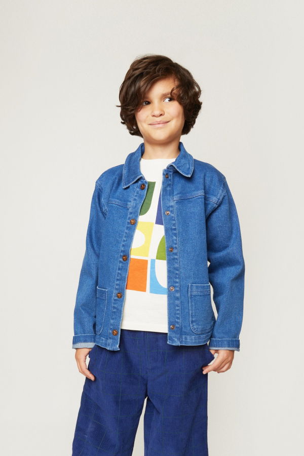 KIDS Mon Coeur Barn Jacket - Denim