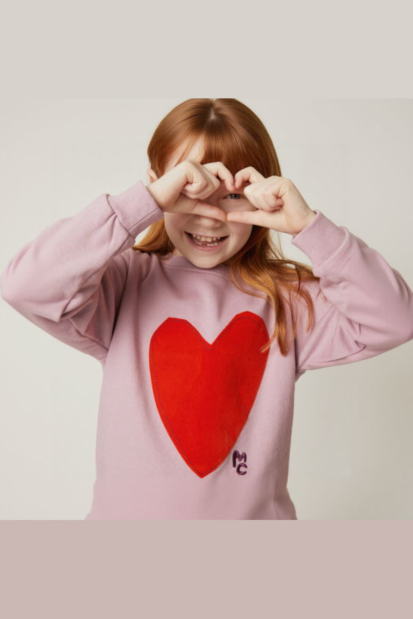 KIDS Mon Coeur Heartfelt Sweatshirt - Orchid Haze