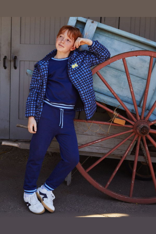 KIDS Mon Coeur Navy Jogger - Beacone Blue