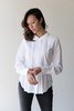 Kristensen du Nord 361 Pleat Front Blouse - White - Thumbnail 3