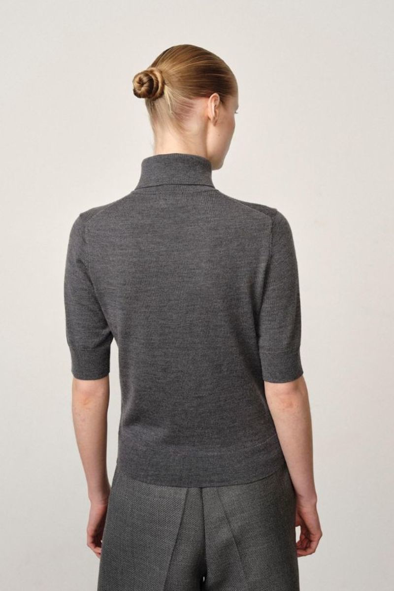 Herskind Perry Knit Blouse - Dark Grey