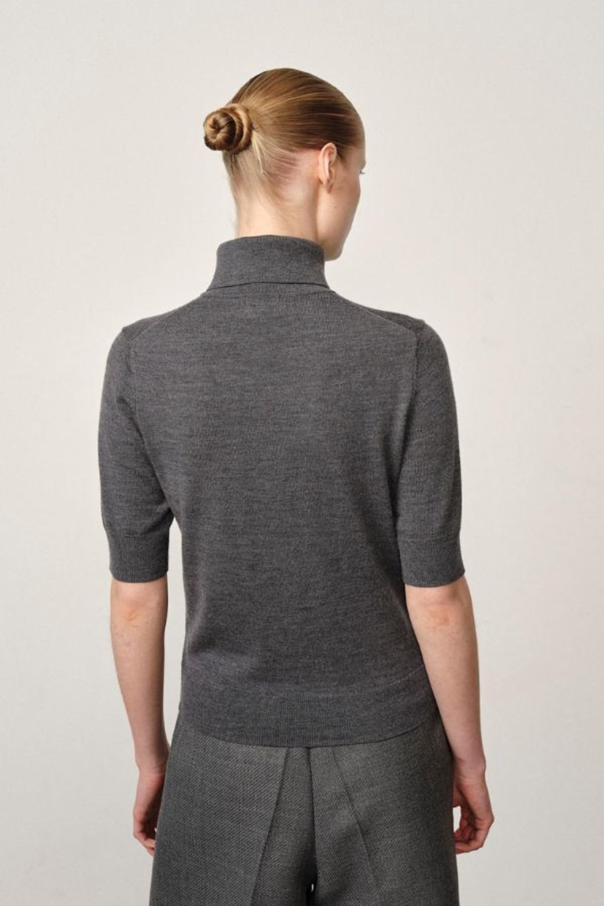 Herskind Perry Knit Blouse - Dark Grey - Image 4 of 5