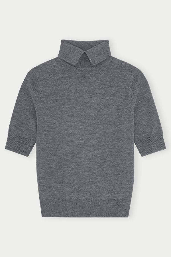 Herskind Perry Knit Blouse - Dark Grey
