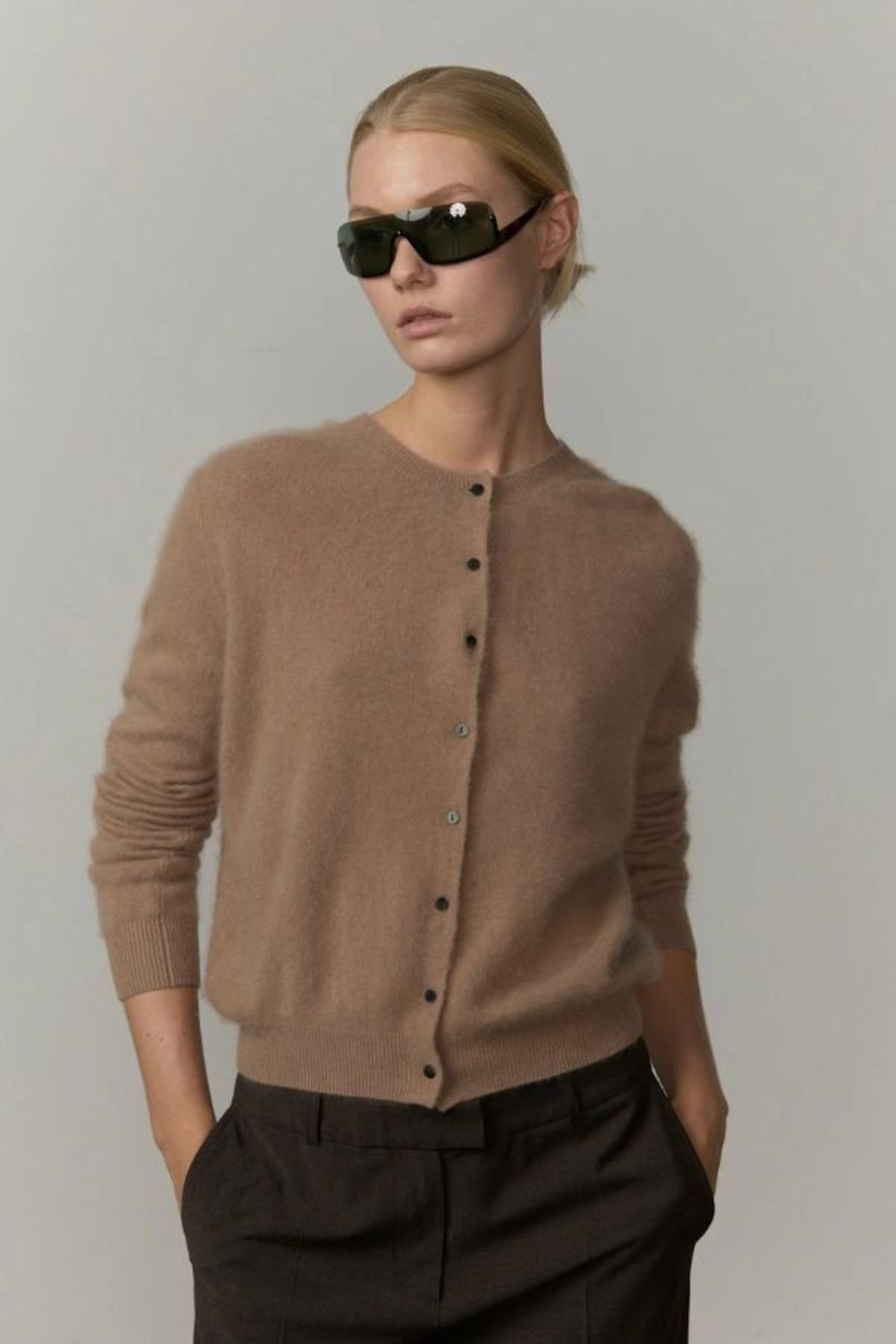 Herskind Roselle Knit Cardigan - Croissant - Image 1 of 6
