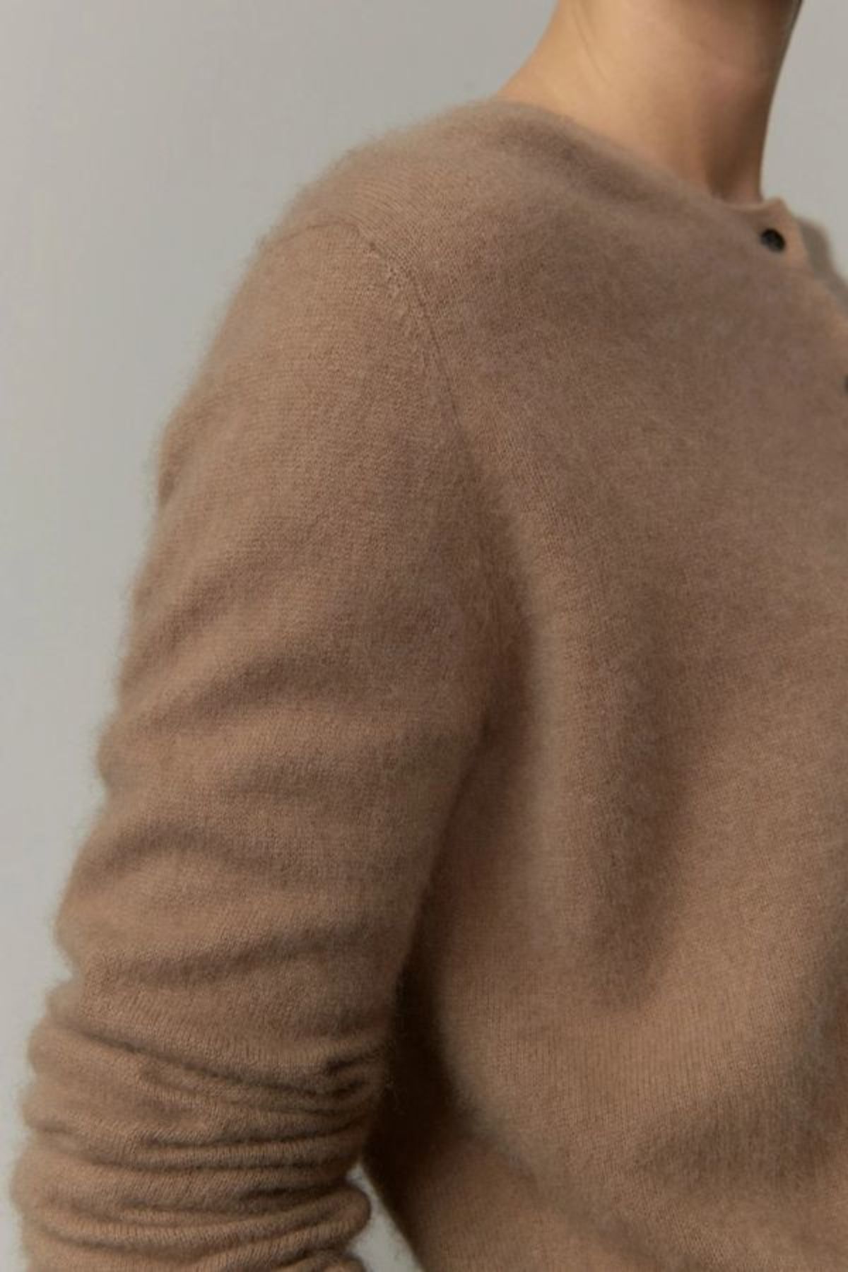 Herskind Roselle Knit Cardigan - Croissant - Image 3 of 6