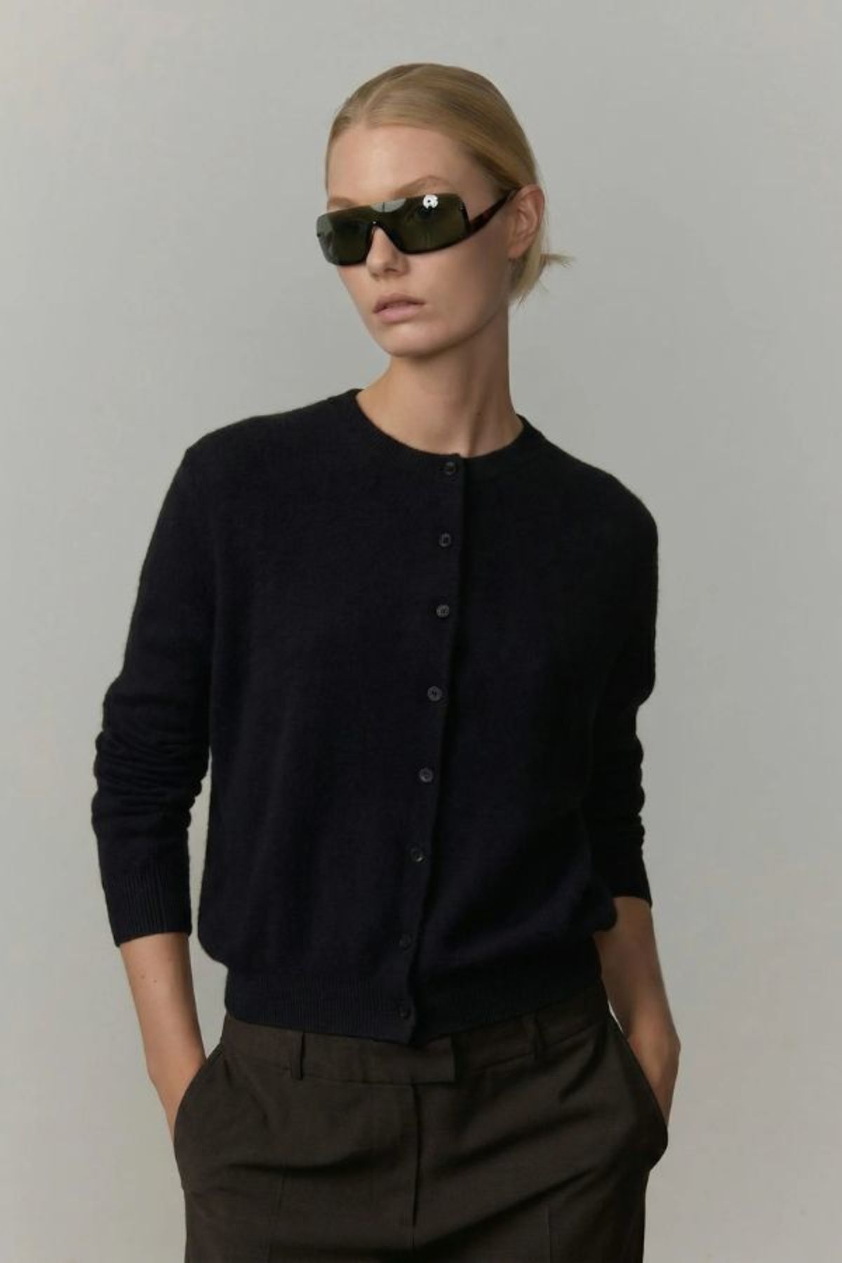 Herskind Roselle Knit Cardigan - Black - Image 1 of 6