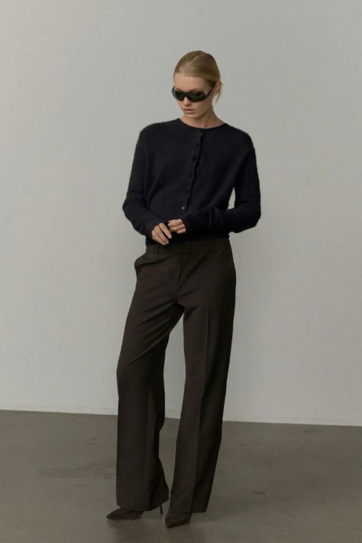 Herskind Roselle Knit Cardigan - Black - Image 5 of 6