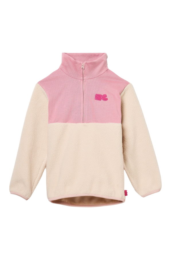 KIDS Mon Coeur Sherpa Zip Up Jacket