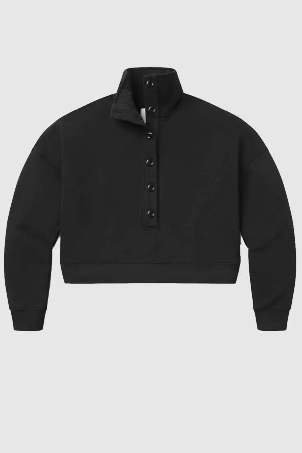 Citizens of Humanity Mirelle Funnel Neck Sweatshirt - Green