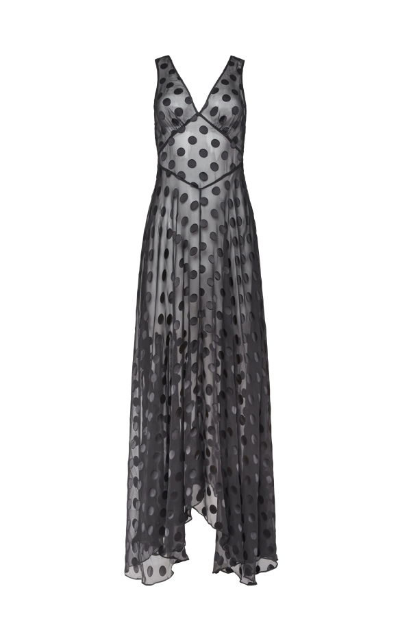 Fleur du Mal Elaine Gown - Black