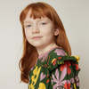 KIDS Mon Coeur Wildflower Ruffle Long Sleeve T-Shirt - Green Pastures/Multi - Thumbnail 5