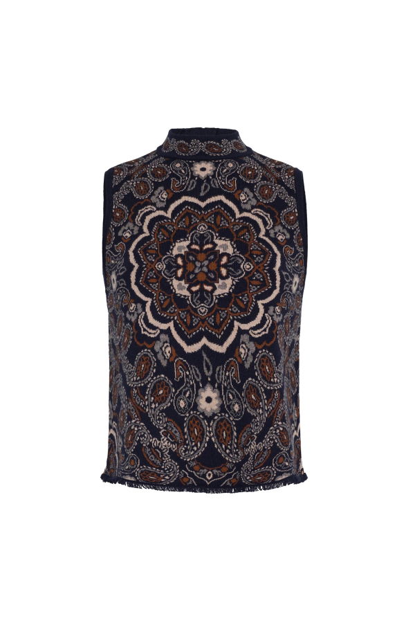 Cara Cara Julissa Top - Bandana Navy