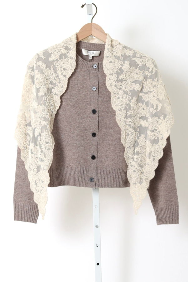 Sea NY Kirra Lace Cardigan