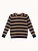 DEMYLEE Sally Sweater - Navy/Beige - Thumbnail 1
